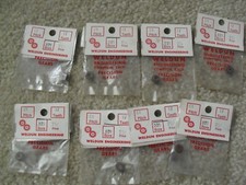 Vintage Lot of 8 Weldun Engineering Slot Car Gears NIP 64P 17T .078 Bore