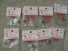 Vintage Lot of 8 Weldun Engineering Slot Car Gears NIP  64P 17T .078 Bore