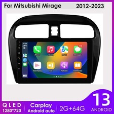 264gb Android Car Radio Stereo Gps Navi Carplay For Mitsubishi Mirage 2012-2018