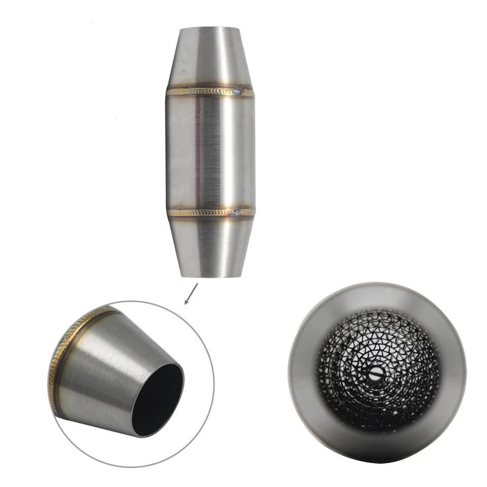 Motorcycle Exhaust Pipe 36MM Muffler Catalyst Expansion Chamber For CRF RMZ DRZ - Image 2 of 4