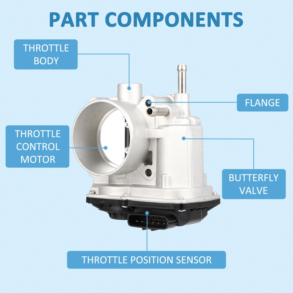 Cuerpo del acelerador para 2004 2005 2006 Mitsubishi Montero V6 3,8 L MN130069 Foto 3 de 4