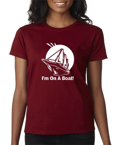 I'm On a Boat T-shirt SNL TV Funny 5 Colors S-3XL - Picture 15 of 21
