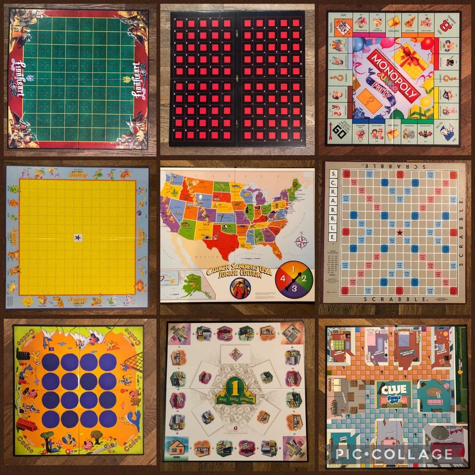 Lote Juego de Mesa SOLO TABLEROS. Diez tablas. Monopoly, Clue, Sorry, Risk... Foto 2 de 4