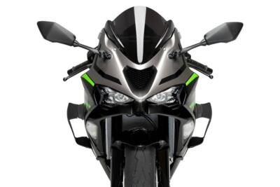 Puig Race Side Downforce Spoilers Wings Green Kawasaki ZX-6R Puig Race Side Downforce Spoilers Wings Green Kawasaki ZX-6R