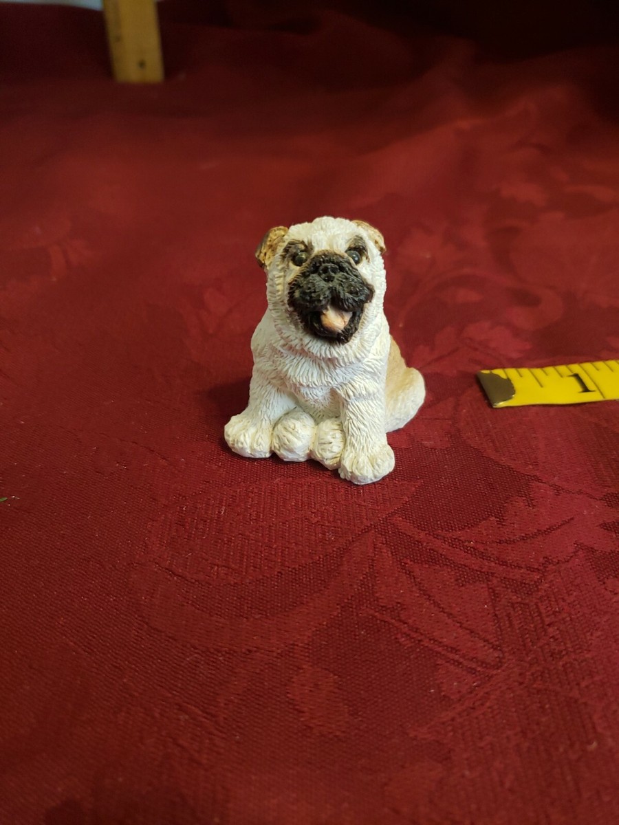 VINTAGE COLLECTIBLE SHEEP DOG, BULL DOG RESIN FIGURINE B0136 | eBay