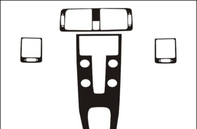 FOR VOLVO S40 V50 2008 - 2012 NEW INTERIOR SET BRUSHED ALUMINUM DASH TRIM KIT
