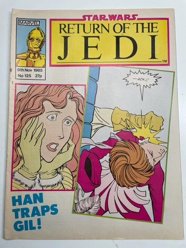 Star Wars Weekly, Vintage Marvel UK Comic Return of the Jedi No.125
