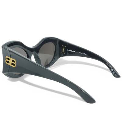 サングラス BALENCIAGA Woman Sunglasses Black BB0256S 001 BB0256S-001 Womens Balenciaga Cat Eye Sunglasses - Black for