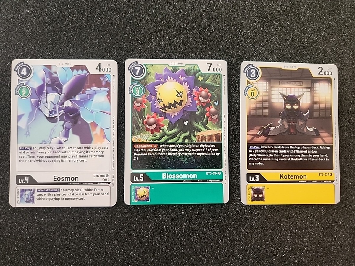Digimon Tamer Party Vol. 5 Set of 3 Promos Bt6-83, Bt3-054, Bt5-034 Alt Art Digimon Tamer Party Vol. 5 Set of 3 Promos Bt6-83, Bt3-054, Bt5-034 Alt Art