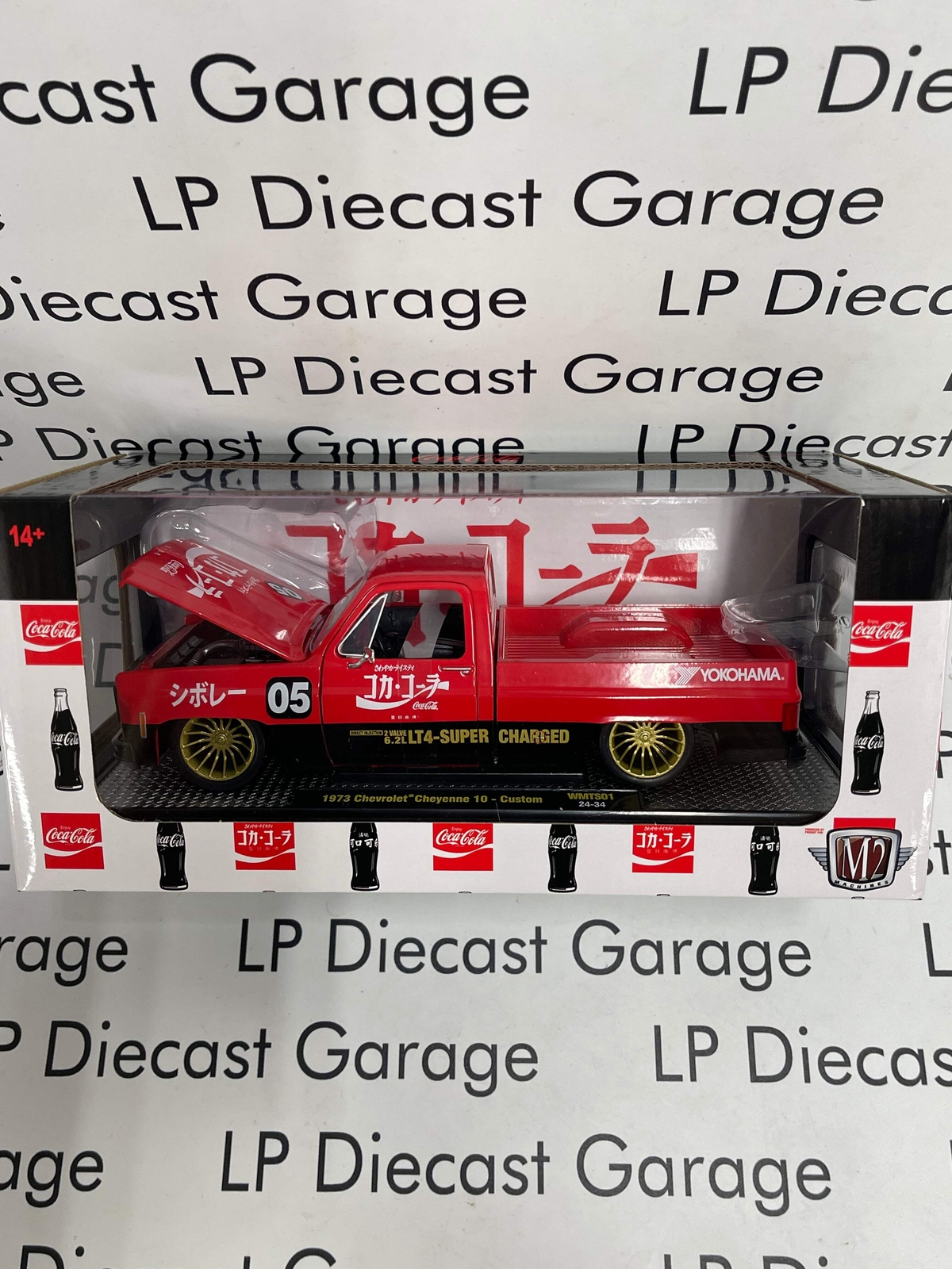 M2 Machines 1973 Chevrolet Cheyenne 10 Custom LT4 Supercharged Japan 1:24 Diecas