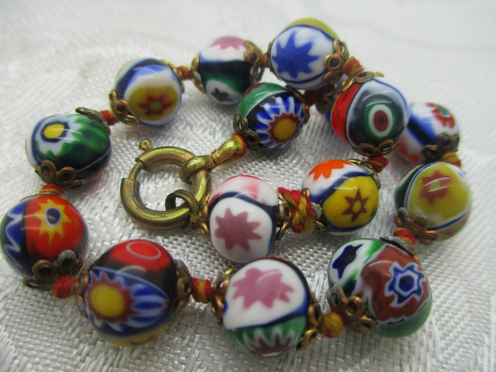 VINTAGE OLD ESTATE MILLEFIORI VENETIAN MURANO GLA… - image 3