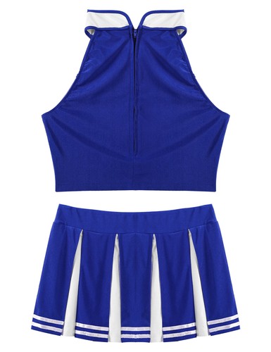 Women Girls Musical Uniform Cheerleading Fancy Dress Cheer Leader Costume Outfit - Picture 30 of 128