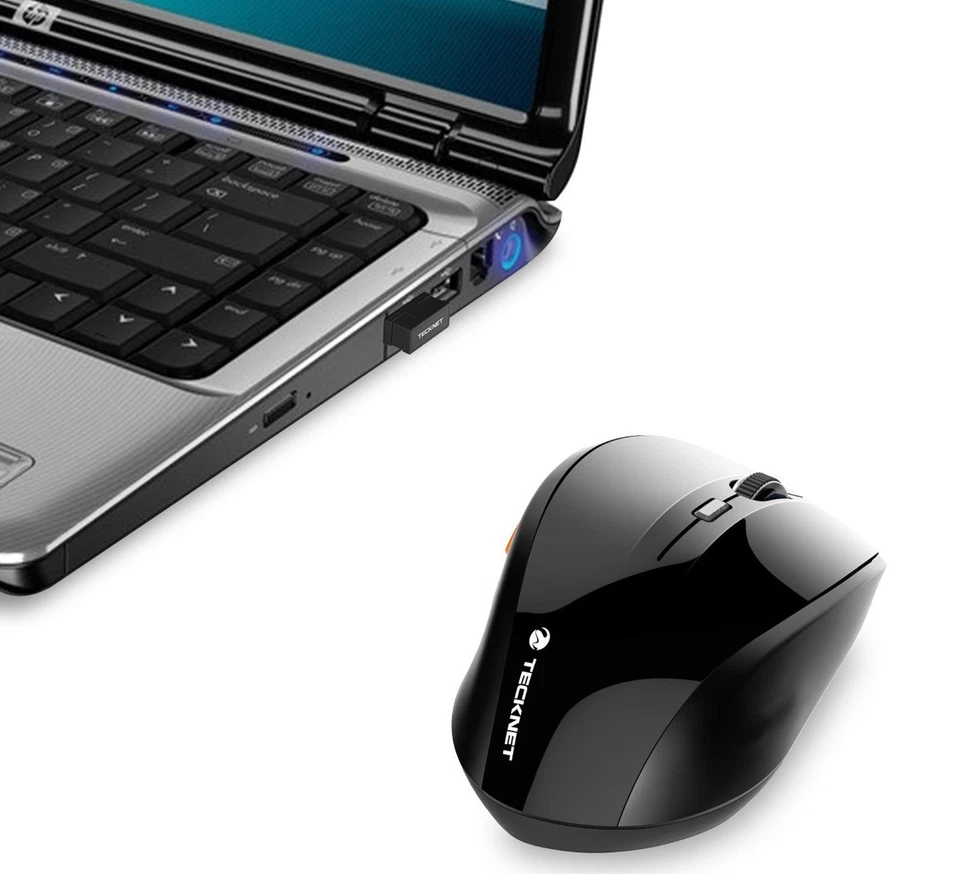 Full Comfortable Wireless Mouse for Windows 10/8/7/Vista Notebook Laptop Desktop - Image 4 of 4