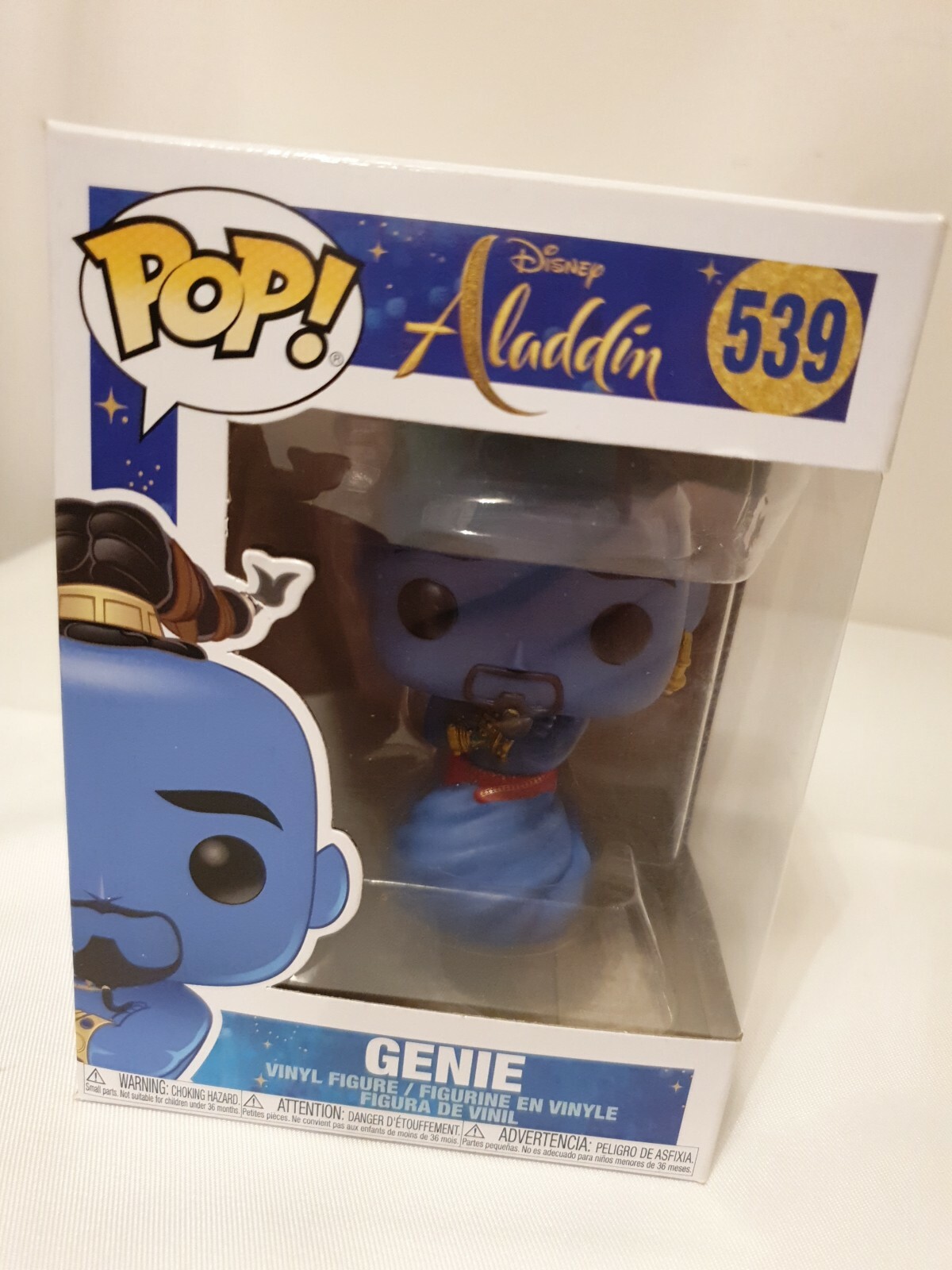 Figura De Vinilo Pop Disney Aladdin Action Genie 3.75&Quot; Funko Nueva 539