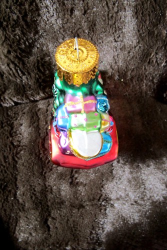 Vintage Blown Glass Christmas Ornament Santa Sleigh 4" Tall New No Packaging - Picture 14 of 16