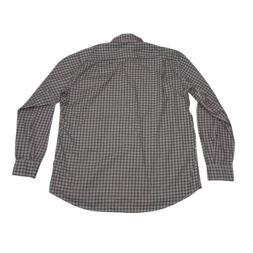 Beretta Men's XL Shirt Button Up Long Sleeve 100% Cotton Multicolor Plaid - Picture 8 of 8