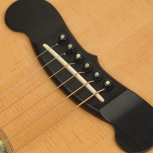 D'Addario Ebony Bridge Pins with End Pin Set, Abalone Inlay - Picture 3 of 4