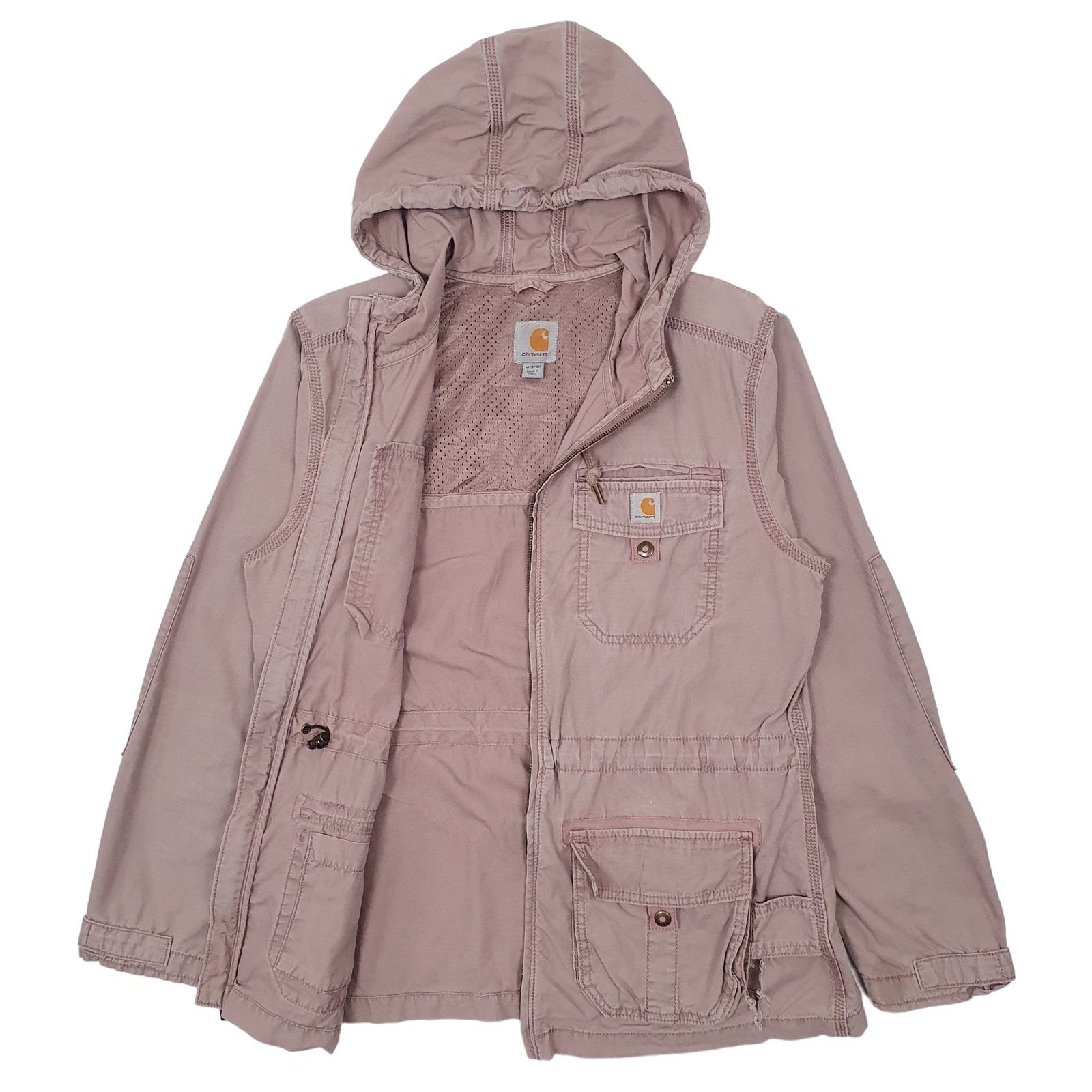 CARHARTT Windbreaker Jacket Coat El Paso Utility Workwear Womens L image 2