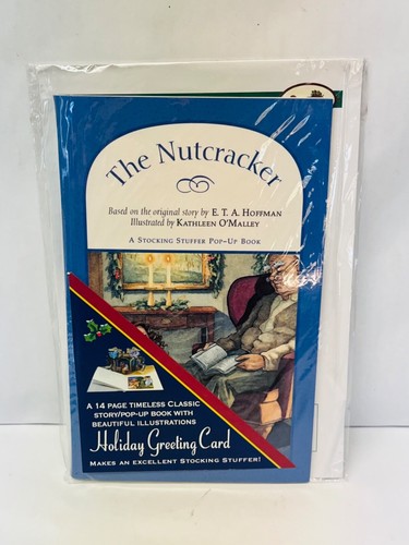 The Nutcracker Christmas Story Book Pop-Up Holiday Greeting Card New Cute BIN H1