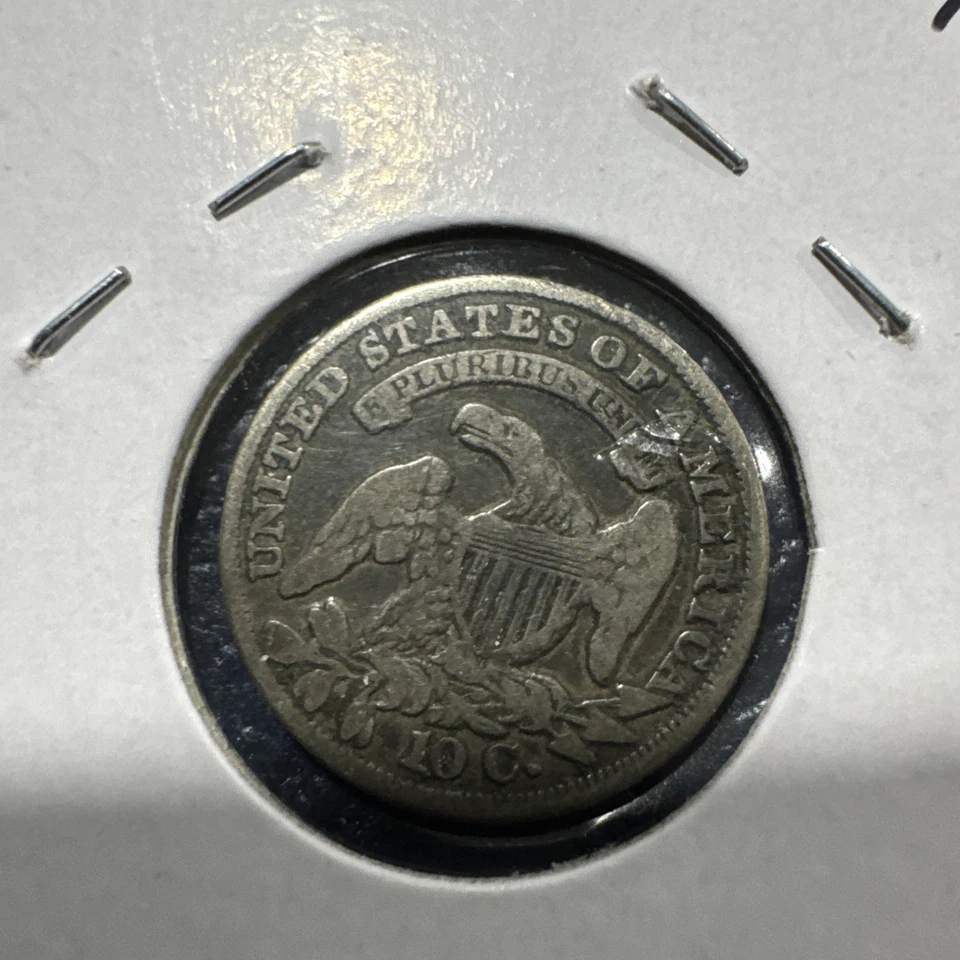 1834capped bust dime XF+ really sharp  - Image 2 of 2
