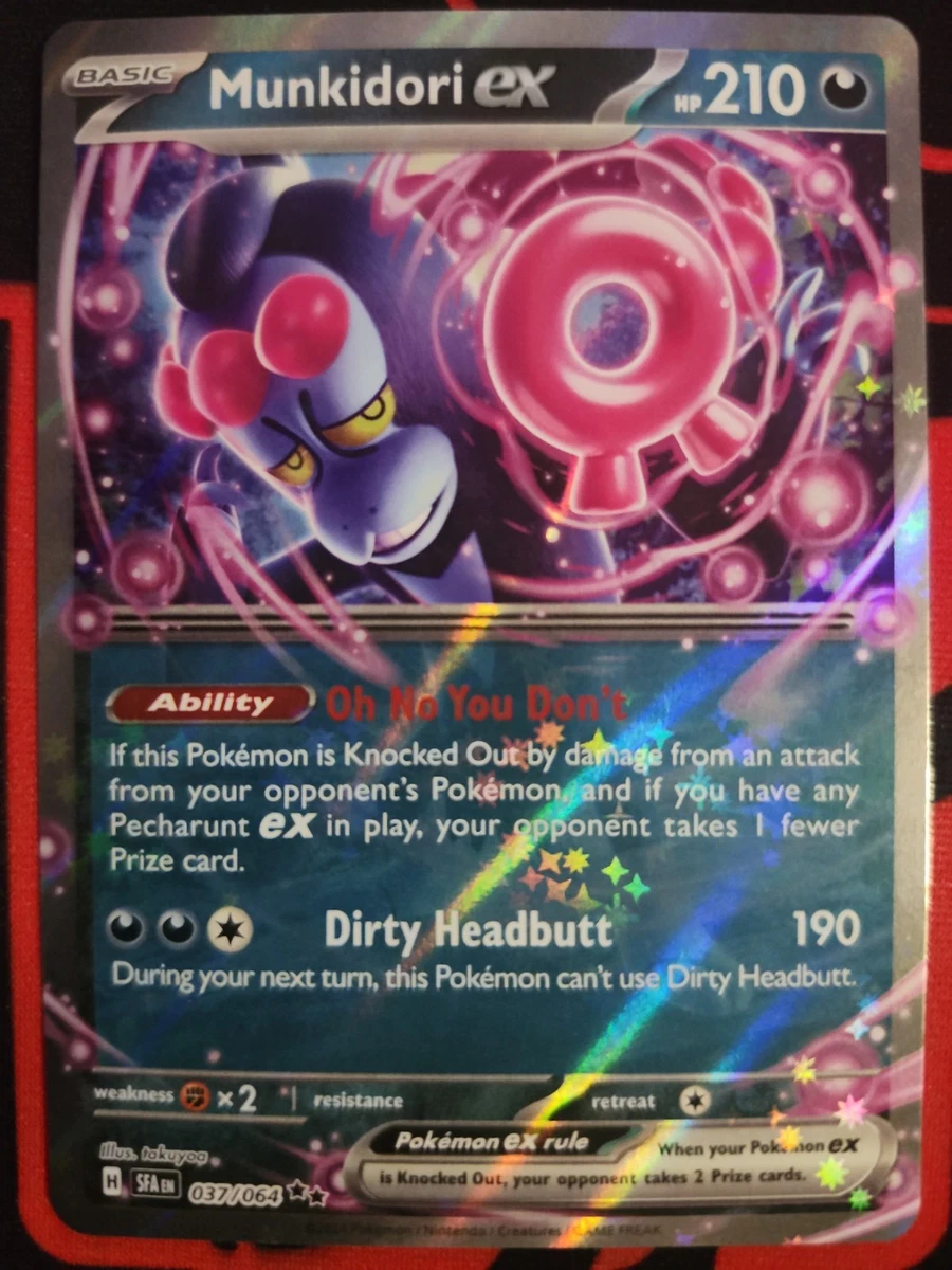 munkidori ex pokemon card Amazon.com: Pokemon Munkidori ex 037/064- Shrouded Fable Double Rare Foil Single Card : Toys & Games