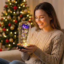 Artificial Rose Flower Gift Box, Romantic Present for Her, Birthday, Valentine's