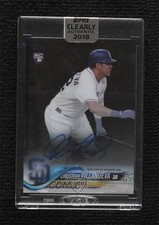 2018 Topps Clearly Authentic Auto Christian Villanueva #CAA-CV Auto 4g8