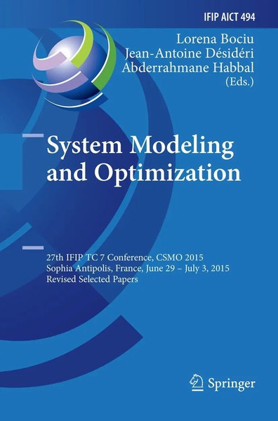 Lorena Bociu (U. A.) | System Modeling And Optimization | Taschenbuch | Englisch-image