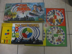 1966 VINTAGE IDEAL TOYS THE TIME TUNNEL BOARDGAME COMPLETE IN BOX VERY RARE !!