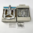 [Genuine US Stock] Shimano PD-GR500 Flat Platform Pedals Silver MTB Gravel
