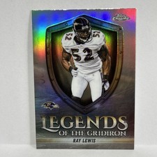 2025 Topps Chrome Legends of the Gridiron Refractor #LOG-39 Ray Lewis Ravens🔥