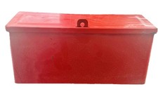 Massey Ferguson Tractor Tool Box 1662749m91 Oem Red Steel Utility Box Vintage