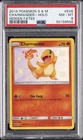 2019 POKEMON SUN & MOON HIDDEN FATES #SV6 CHARMANDER-HOLO PSA 8