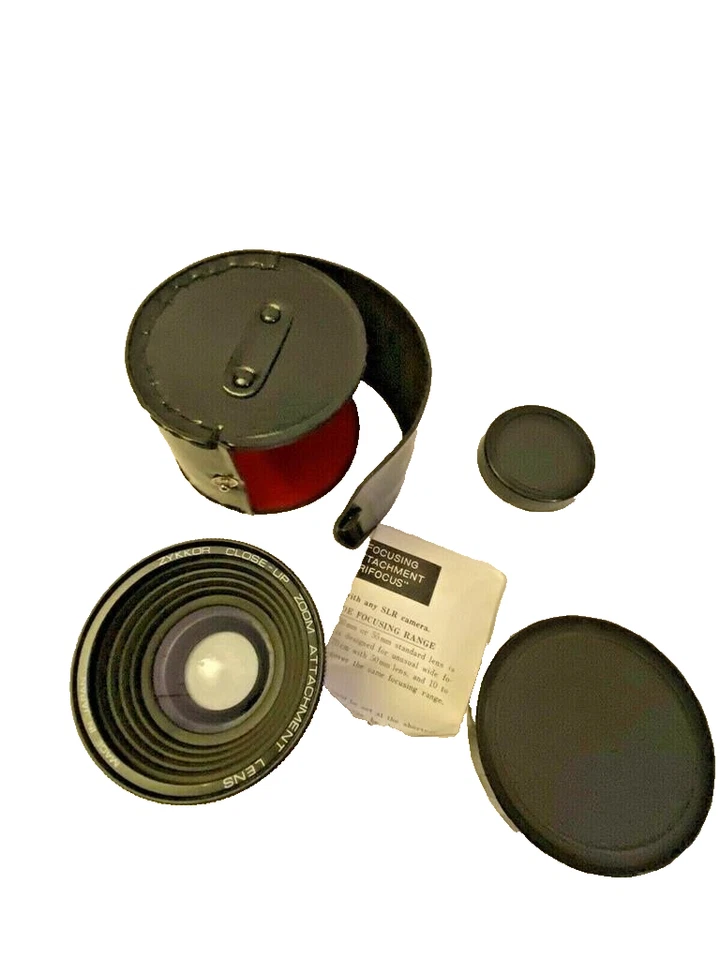 ZYKKOR VINTAGE VARIABLE POWER ZOOM CLOSE-UP CAMERA ATTACHMENT 52mm LENSE BLACK - Image 4 of 4