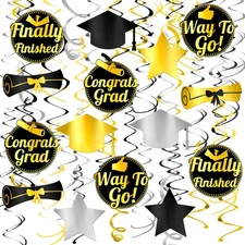 KatchOn, Graduation Hanging Decorations - Pack of 30 | Graduation Ceiling Dec...