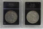 1922, 1922 US Peace Silver $1  VG Collectors Slab Bradford