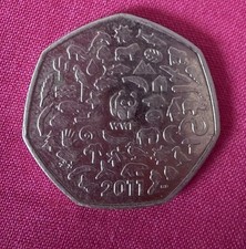 2011 WWF 50p Circulated Coin