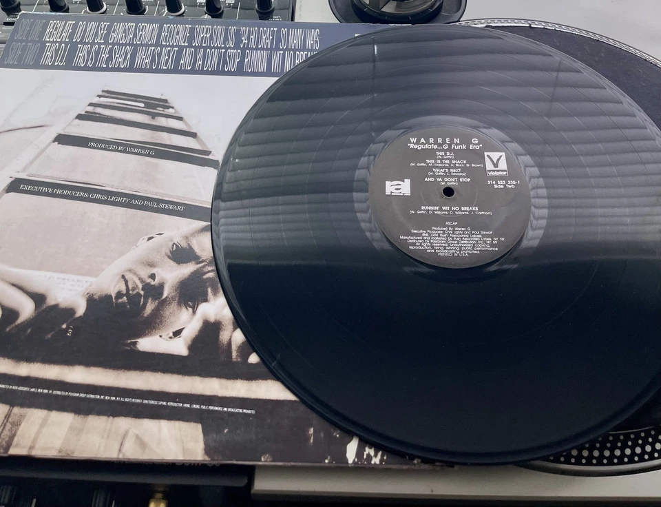 Warren G - Regulate G Funk Era OG 1994 Press LP in Picture Cover VG+/VG Foto 2 de 2