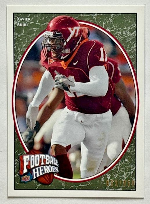 Xavier Adibi Upper Deck Heroes #200 Green