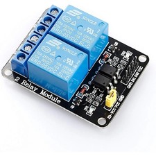 2 Channel DC 5V Relay Module with Optocoupler Low Level Trigger for Arduino