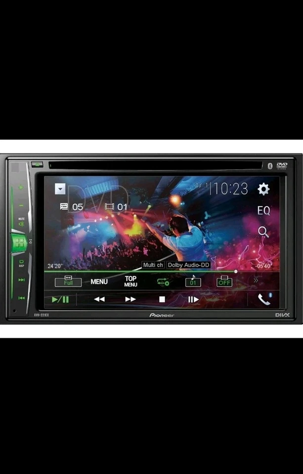 Pioneer AVH-221EX Bluetooth CD DVD Player iPhone Android USB MP3 Aux 6-Ch 6.2" - Image 2 of 4