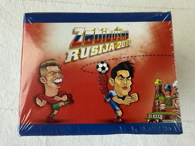 1x sealed box FIFA WORLD CUP 2018 RUSSIA ZABIBUSKA VIZA 50 packs packets bustine