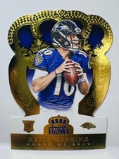 Keith Wenning Ravens 2014 Crown Royale Gold Die-Cut Panini RC #103 #51/99