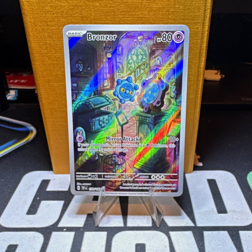 Pokemon TCG Bronzor 170/162 Temporal Forces Illustration Rare Holo English 2024