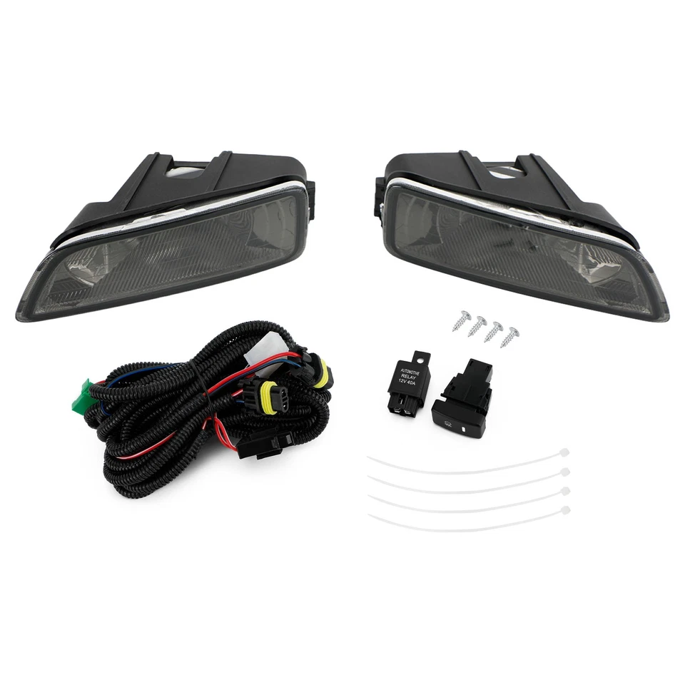 🪛Black Lens Fog Lights + Switch For 2003-2007 Honda Accord / 2004-2008 Acura TL Foto 4 de 4