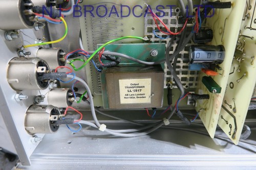 MPD analog audio 4 channel mic / cue box unit with 5x lars lundahl LL1540 buil - Picture 18 of 22