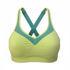 Wacoal Medium-Impact Mesh-Panel Sports Bra 852214 Green 32 C/D