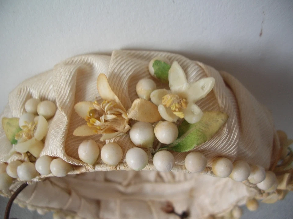 Ancienne couronne de mariée ou de communiante 13 cm - Photo 4/4