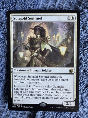 1x Sungold Sentinel NM-Mint, English Innistrad: Midnight Hunt MTG Magic