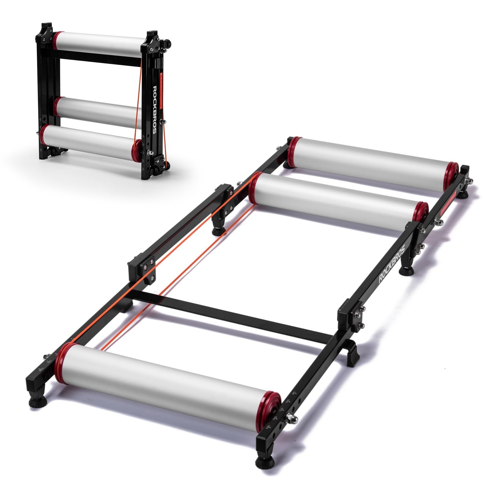 (New) ROCKBROS Foldable Indoor Bike Roller Adjustable Training Stand Cycling Exercise (159.15 USD) (New) ROCKBROS Foldable Indoor Bike Roller Adjustable Training Stand Cycling Exercise (159.15 USD)
